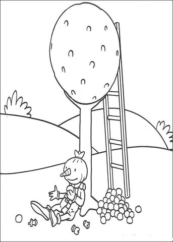 Spud  Coloring Page